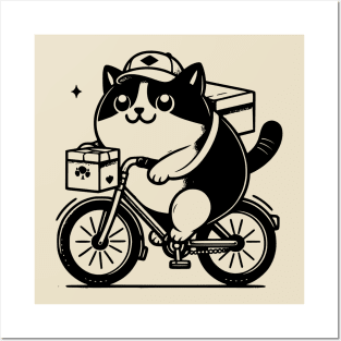 Sweet Cat Courier Posters and Art